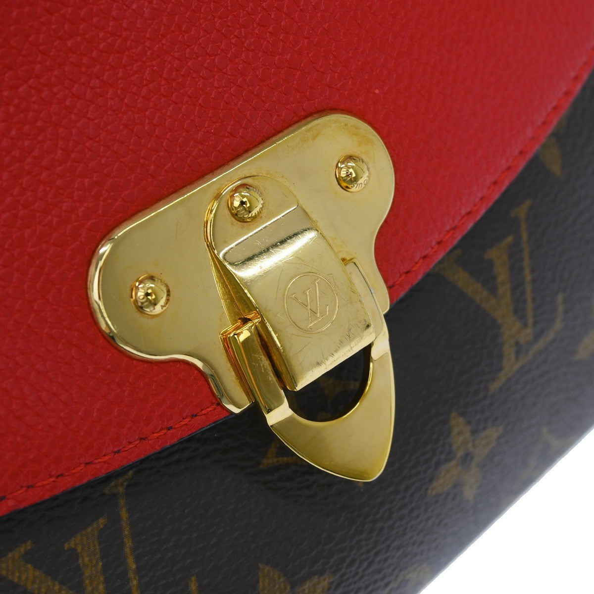 Louis Vuitton Saint Placide Monogram Canvas and Leather, Brown, Canvas, Shoulder Bag