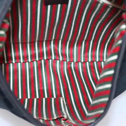 Gucci New Britt Hobo GG Canvas, Black, Canvas, Shoulder Bag