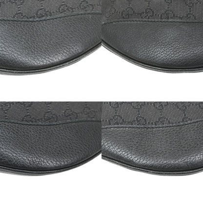 Gucci Shoulder Canvas, Black, Canvas, Shoulder Bag