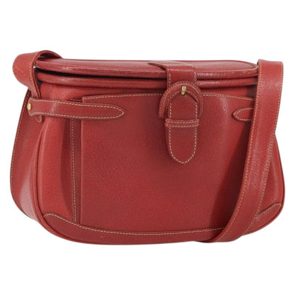 Gucci Vintage Leather, Red, Leather, Shoulder Bag