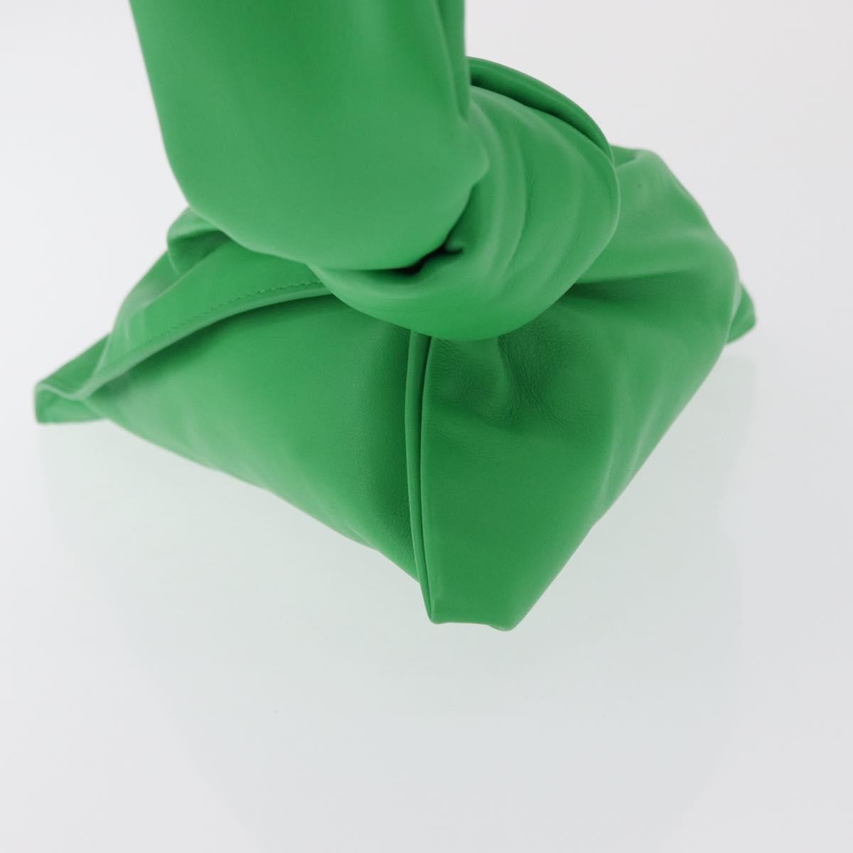 Bottega Veneta BV Twist Leather, Green, Leather, Handbag