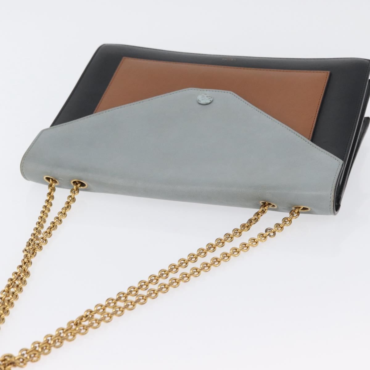 Celine Pocket Envelope Leather, Multicolour, Leather, Shoulder Bag