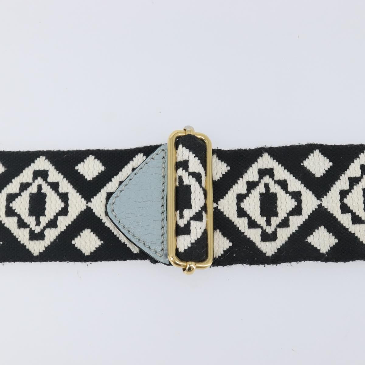 Miu Miu Madras Zip Pocket Leather, Blue, Leather, Crossbody Bag