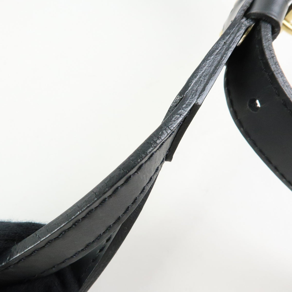 Louis Vuitton Mandara Epi Leather, Black, Leather, Shoulder Bag
