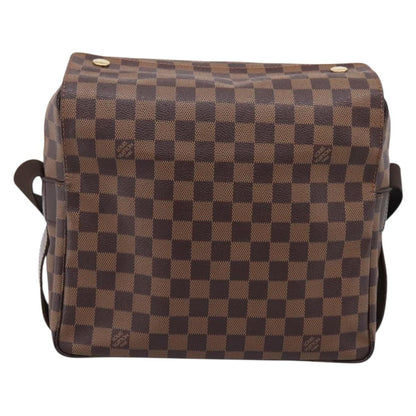 Louis Vuitton Naviglio Damier, Brown, Canvas, Shoulder Bag