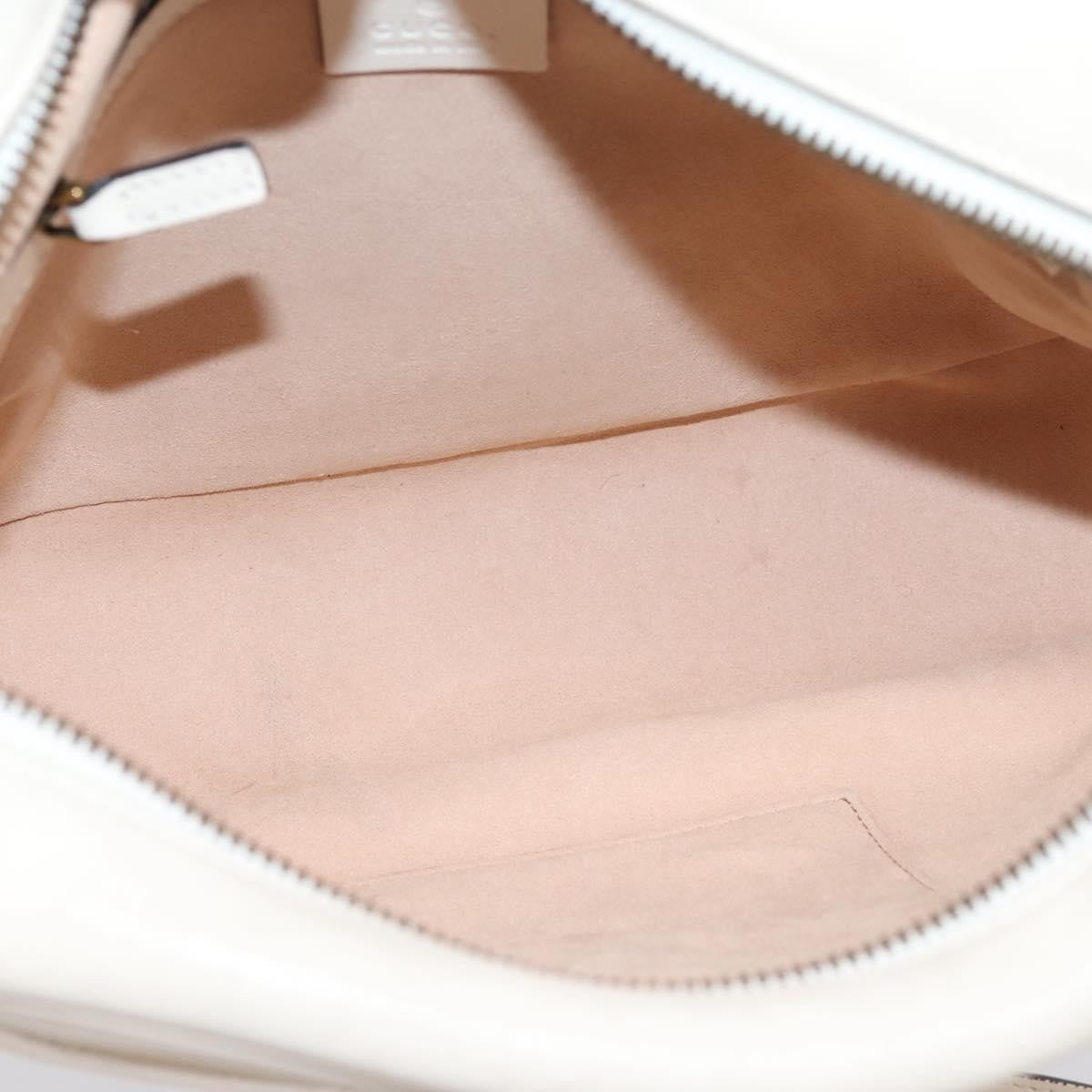 Gucci GG Marmont Multi-Use Matelasse Leather, White, Leather, Handbag