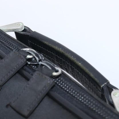 Prada Briefcase Tessuto and Saffiano Leather, Black, Nylon, Briefcase