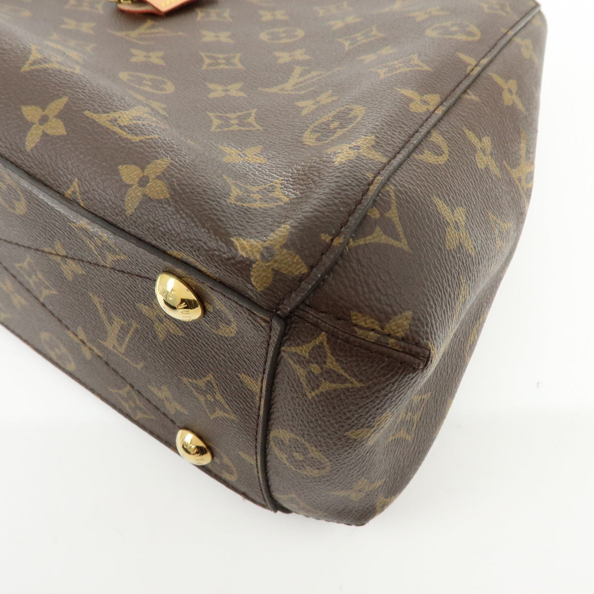 Louis Vuitton Montaigne Monogram Canvas, Brown, Canvas, Handbag