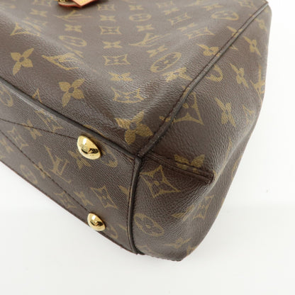 Louis Vuitton Montaigne Monogram Canvas, Brown, Canvas, Handbag