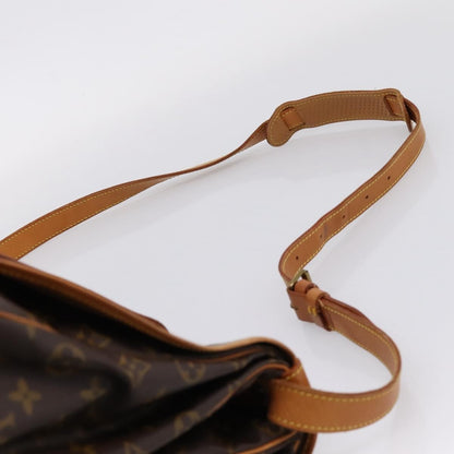 Louis Vuitton Saumur Monogram Canvas, Brown, Canvas, Shoulder Bag