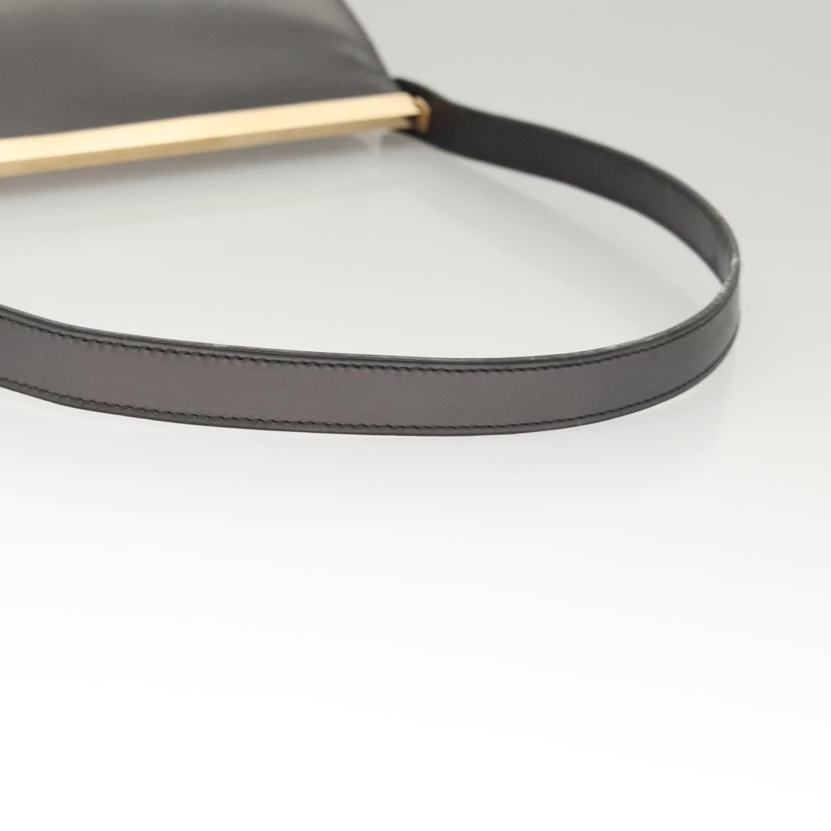 Gucci Shoulder Leather, Brown, Leather, Shoulder Bag