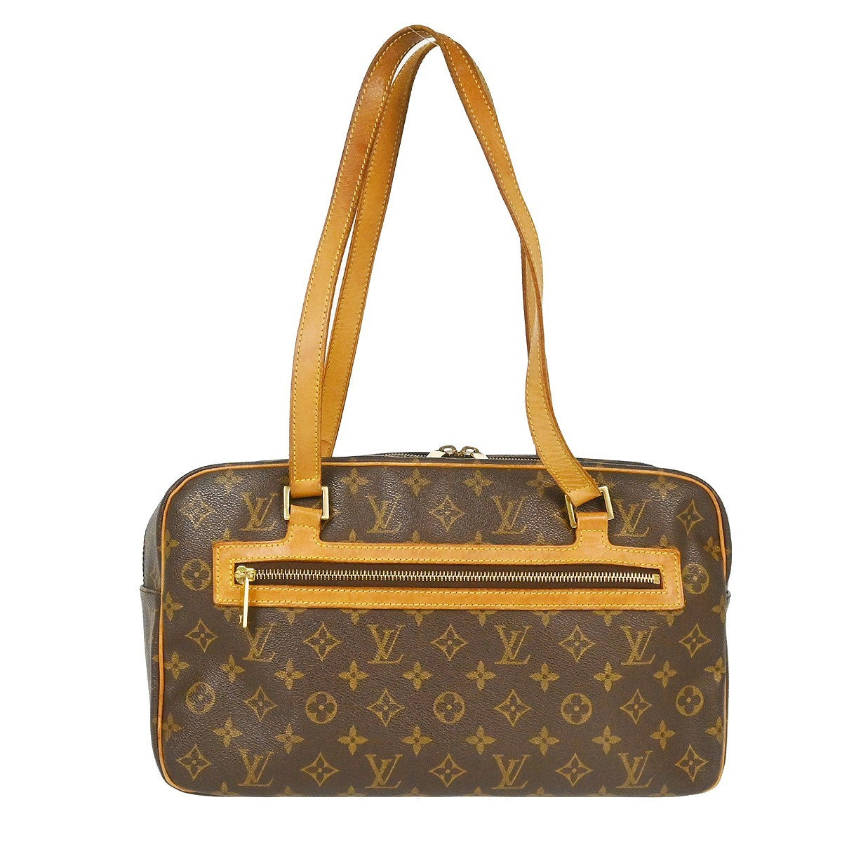 Louis Vuitton Cite Monogram Canvas, Brown, Canvas, Shoulder Bag