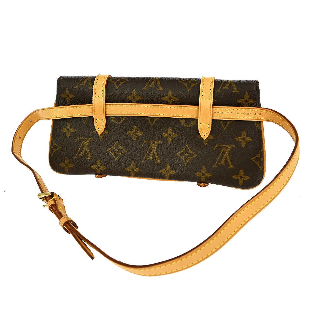 Louis Vuitton Marelle Monogram, Brown, Canvas, Clutch