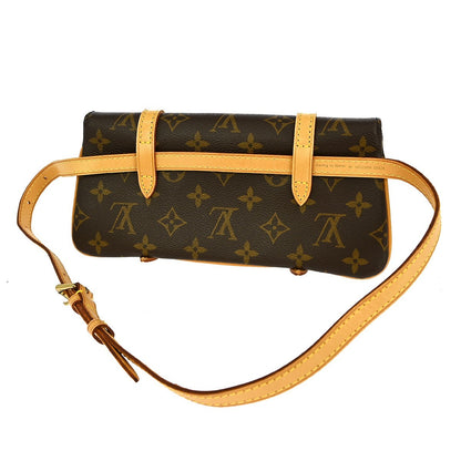 Louis Vuitton Marelle Monogram, Brown, Canvas, Clutch