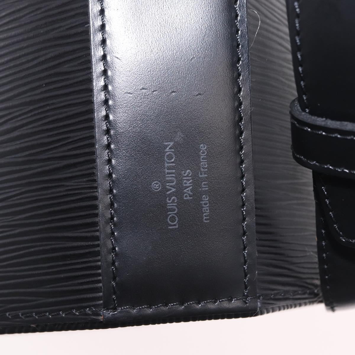 Louis Vuitton Sac Seau Epi Leather, Black, Leather, Handbag
