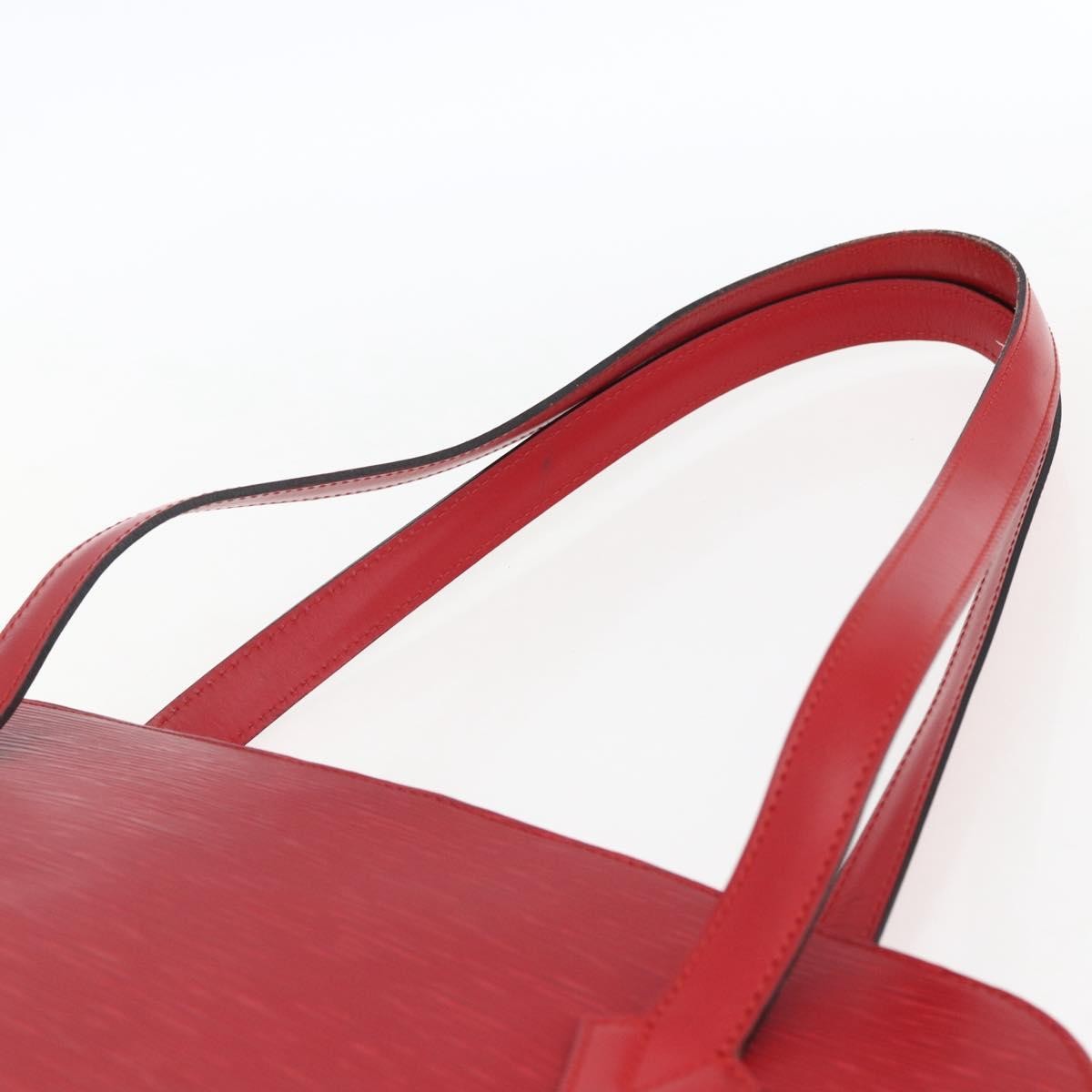 Louis Vuitton Lussac Epi Leather, Red, Leather, Shoulder Bag
