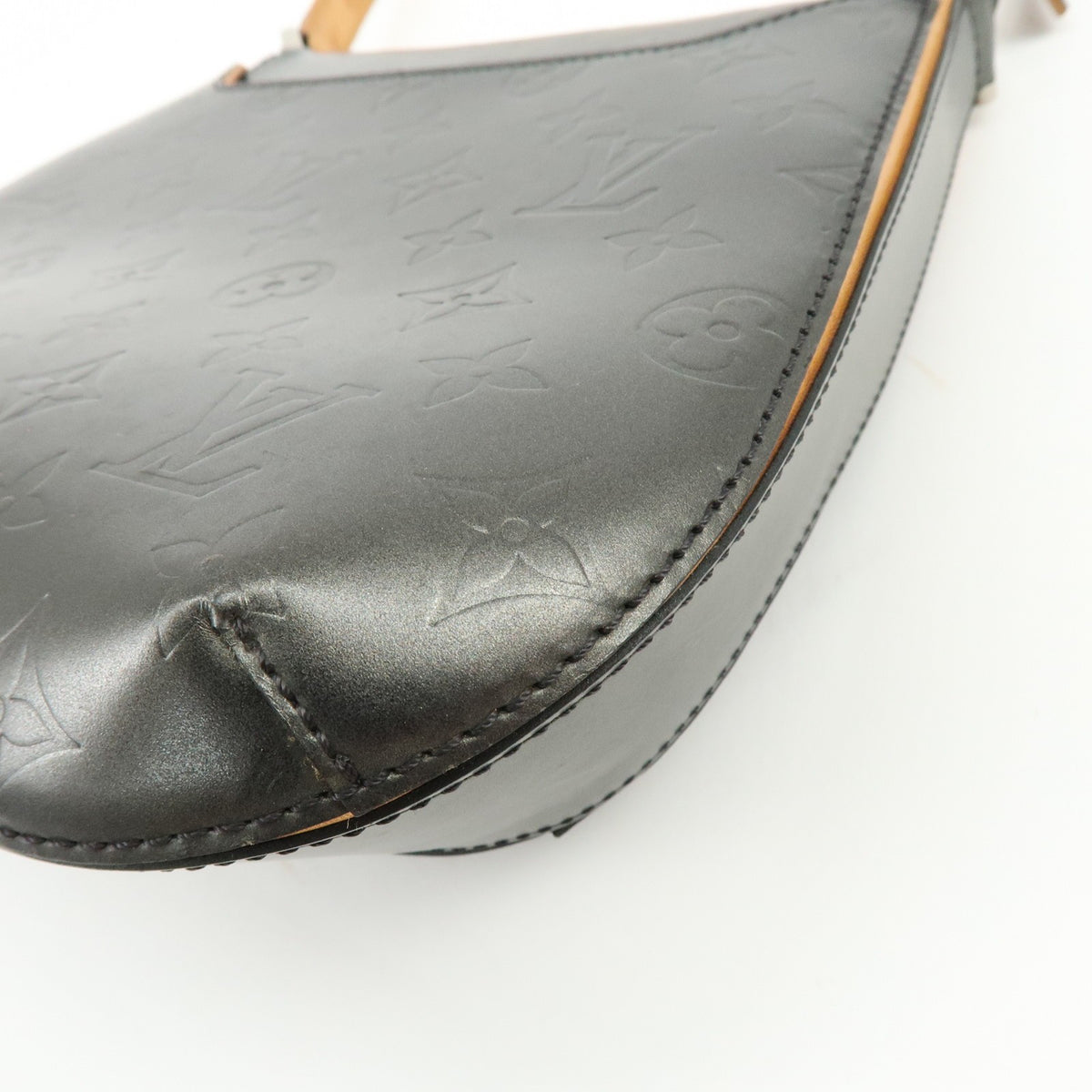 Louis Vuitton Mat Webster Street Monogram Vernis, Black, Leather, Handbag