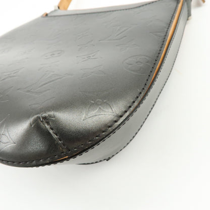 Louis Vuitton Mat Webster Street Monogram Vernis, Black, Leather, Handbag
