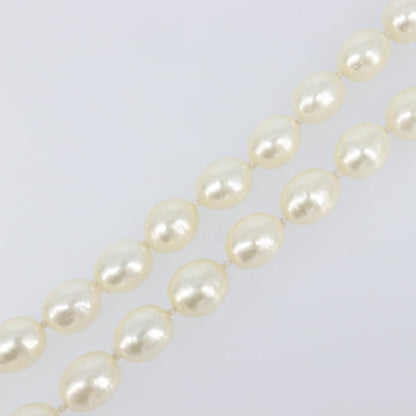 Chanel CC Pearl Metal and Pearls, White, Pearl, Necklace