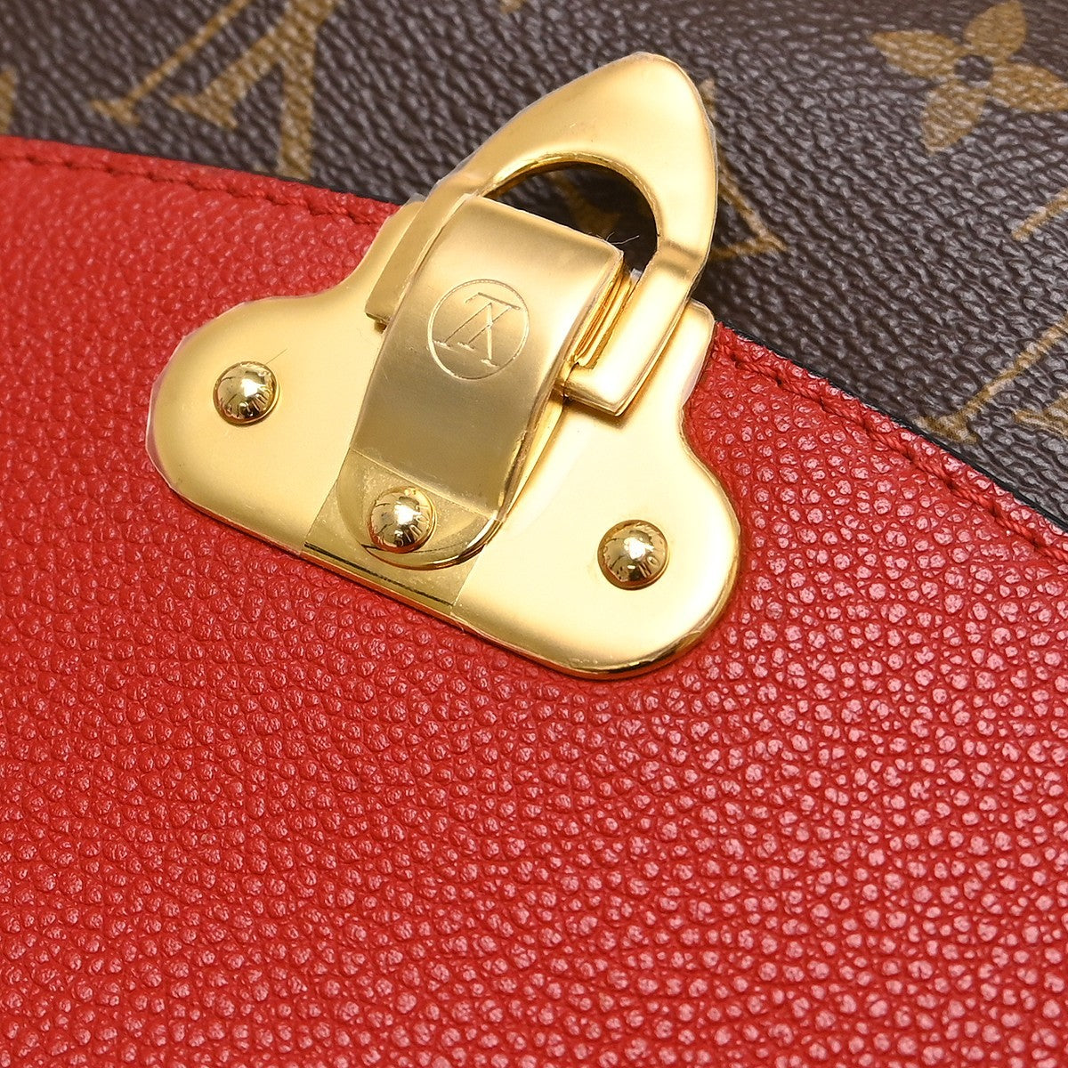 Louis Vuitton Saint Placide Monogram Canvas and Leather, Brown, Canvas, Shoulder Bag