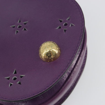 Celine Vintage Leather, Purple, Leather, Shoulder Bag