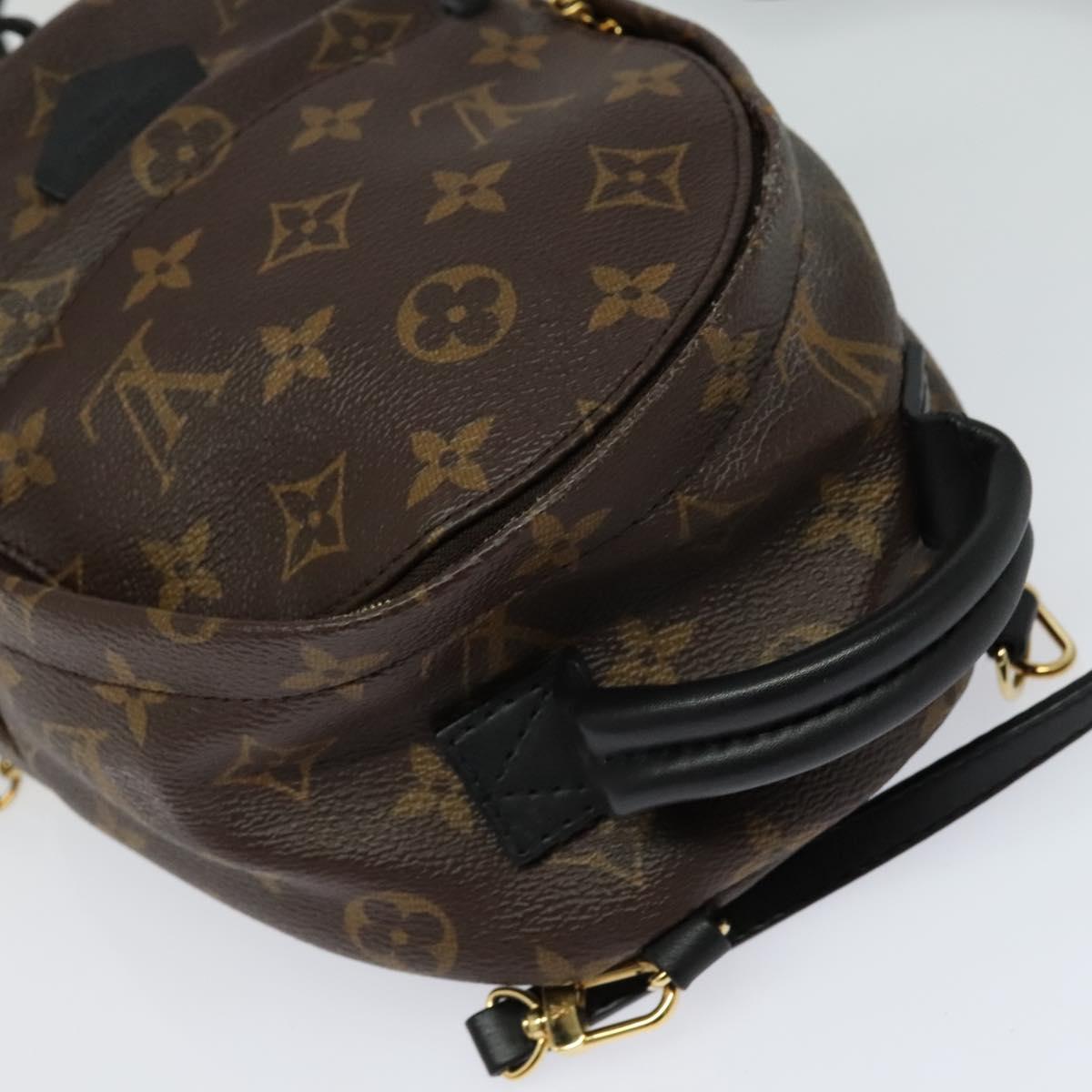 Louis Vuitton Palm Springs Monogram Canvas, Brown, Canvas, Backpack