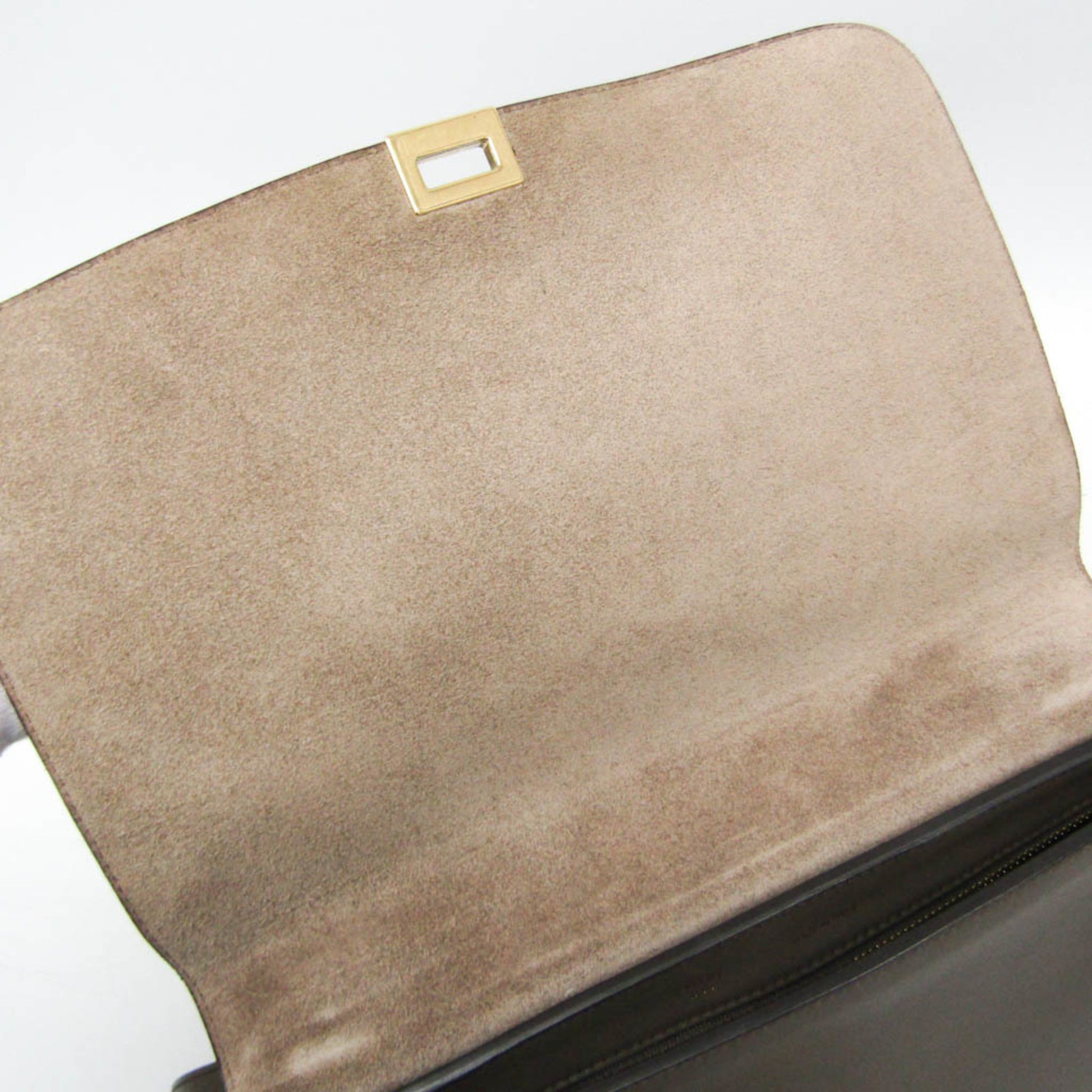 Celine Tricolor Trapeze Leather, Multicolour, Leather, Handbag