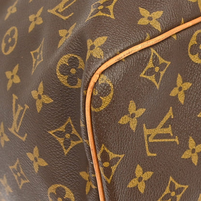 Louis Vuitton Keepall Monogram Canvas, Brown, Canvas, Travel Bag