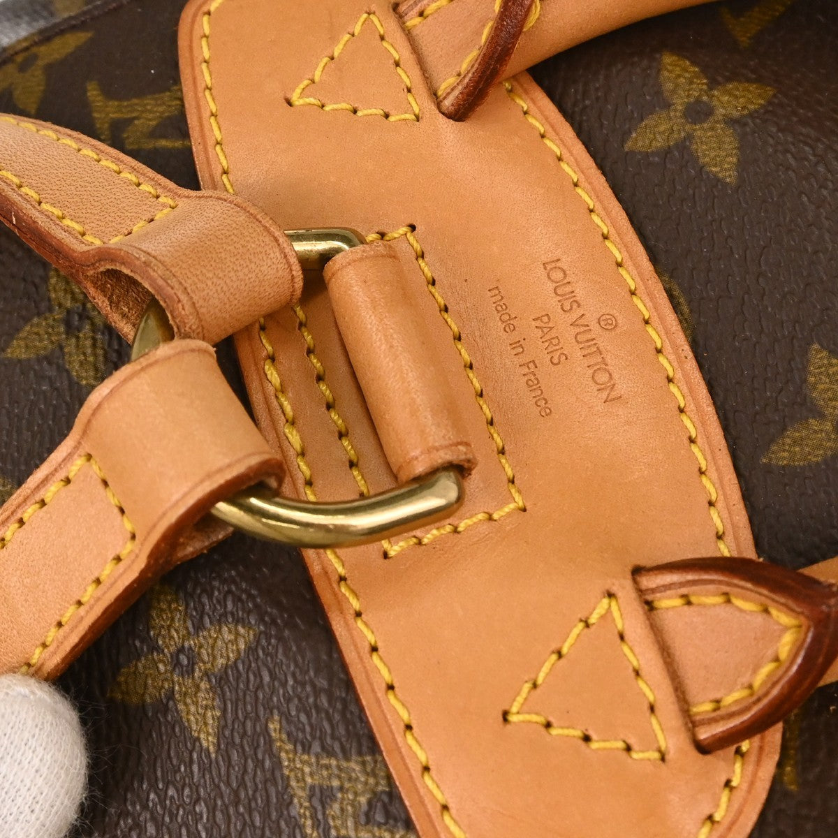 Louis Vuitton Vintage Montsouris Monogram Canvas, Brown, Canvas, Backpack