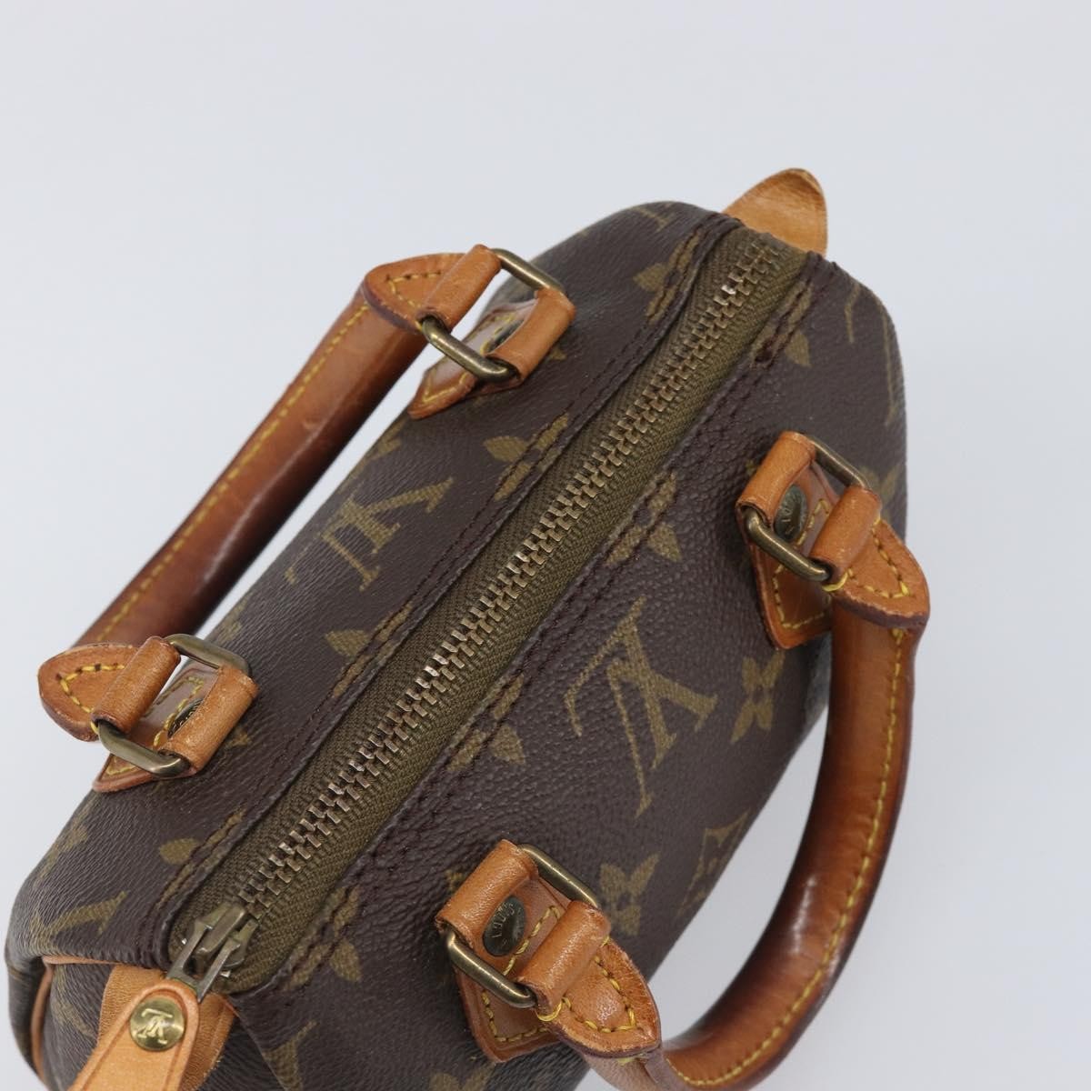 Louis Vuitton Speedy Mini HL Monogram Canvas, Brown, Canvas, Handbag