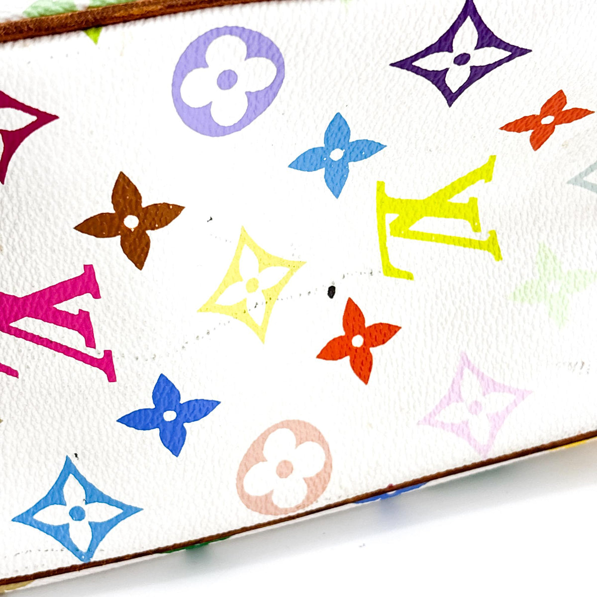 Louis Vuitton Trouville Monogram Multicolor, White, Canvas, Handbag