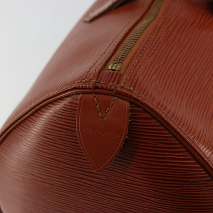 Louis Vuitton Speedy Epi Leather, Brown, Leather, Handbag