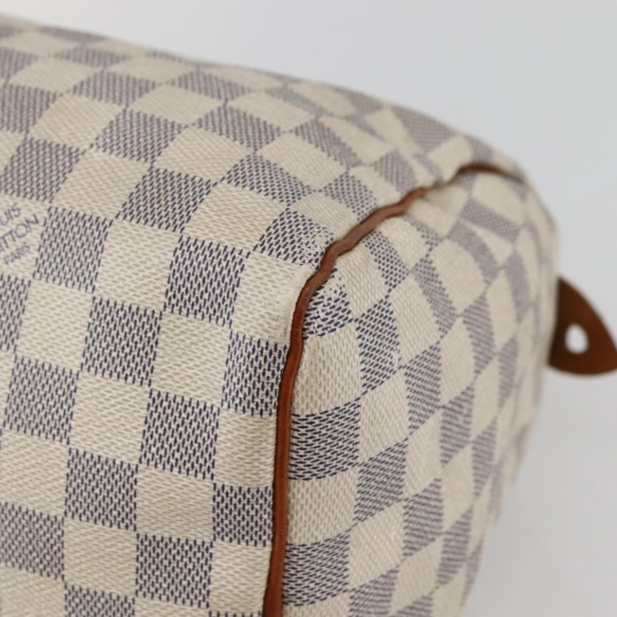 Louis Vuitton Speedy Handbag Damier, BEIGE, CANVAS, Handbag