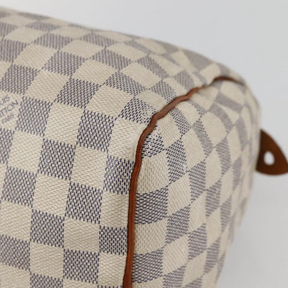 Louis Vuitton Speedy Handbag Damier, BEIGE, CANVAS, Handbag