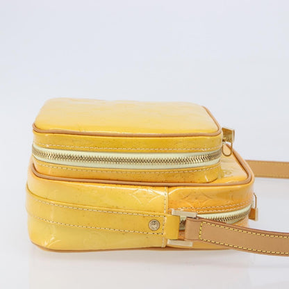 Louis Vuitton Wooster Monogram Vernis, Yellow, Patent Leather, Handbag