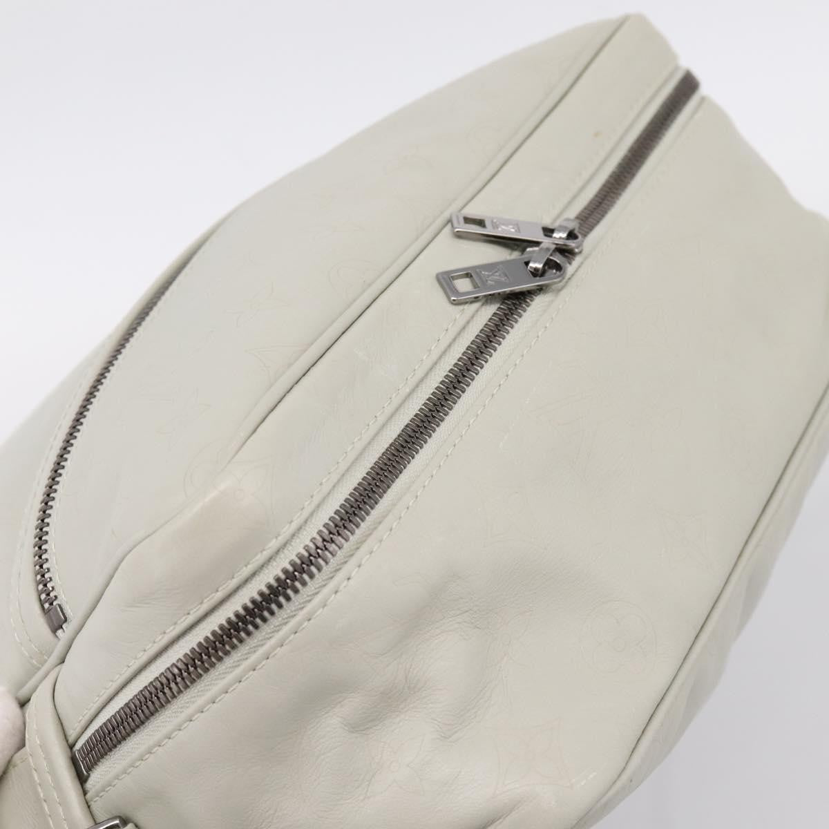Louis Vuitton Clarkson Messenger Monogram Differ Leather, White, Canvas, Shoulder Bag