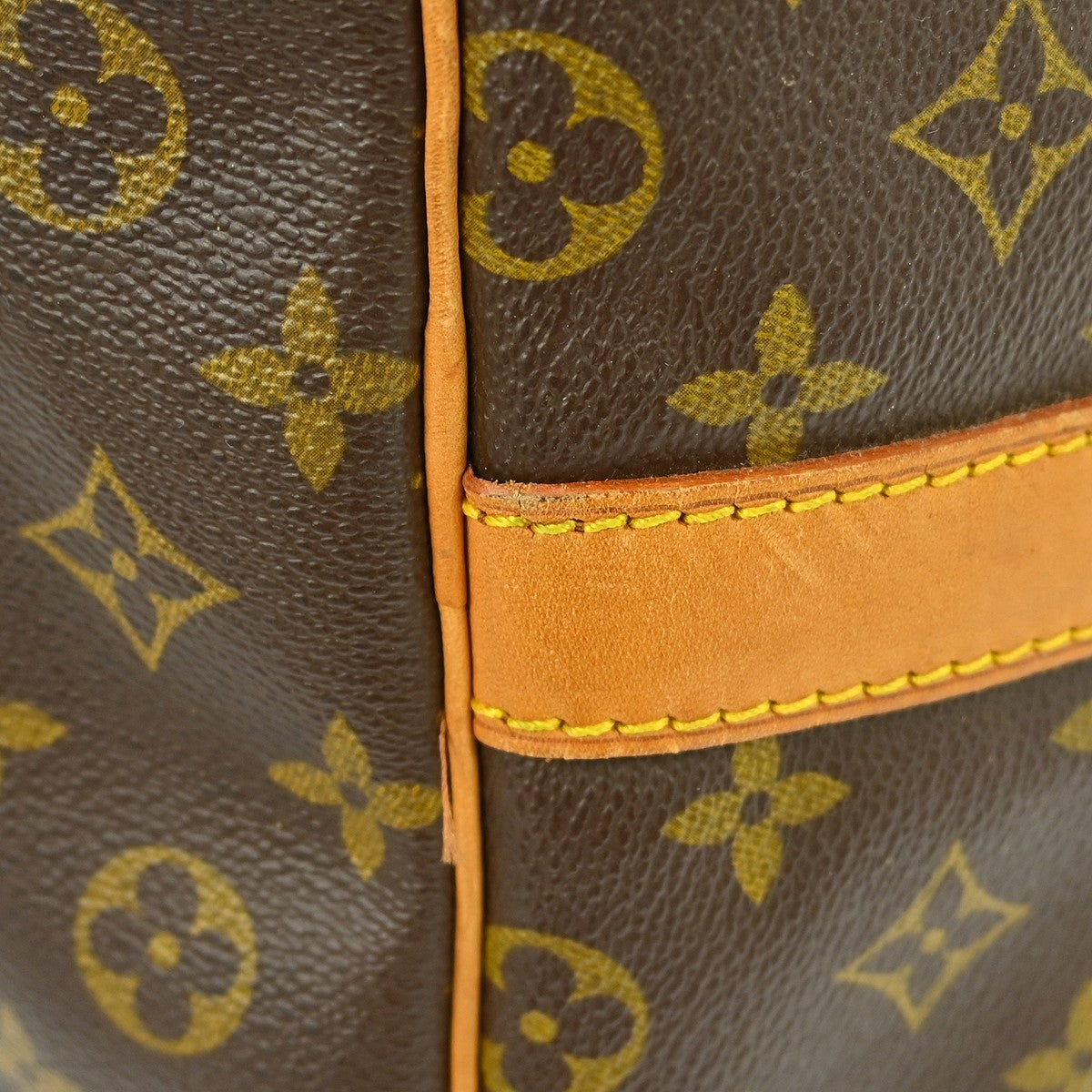 Louis Vuitton Keepall Bandoulière Monogram, Brown, Canvas, Travel Bag