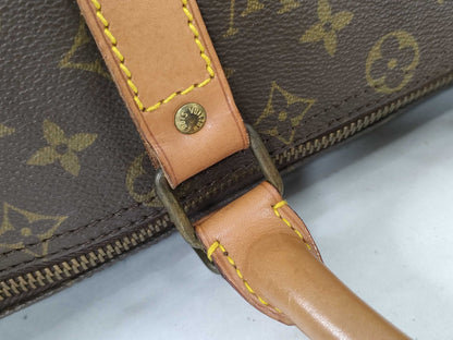 Louis Vuitton Keepall Monogram Canvas, Brown, Canvas, Travel Bag
