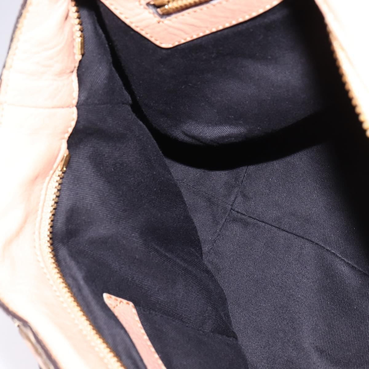 Chloe Ethel Leather, Beige, Leather, Handbag