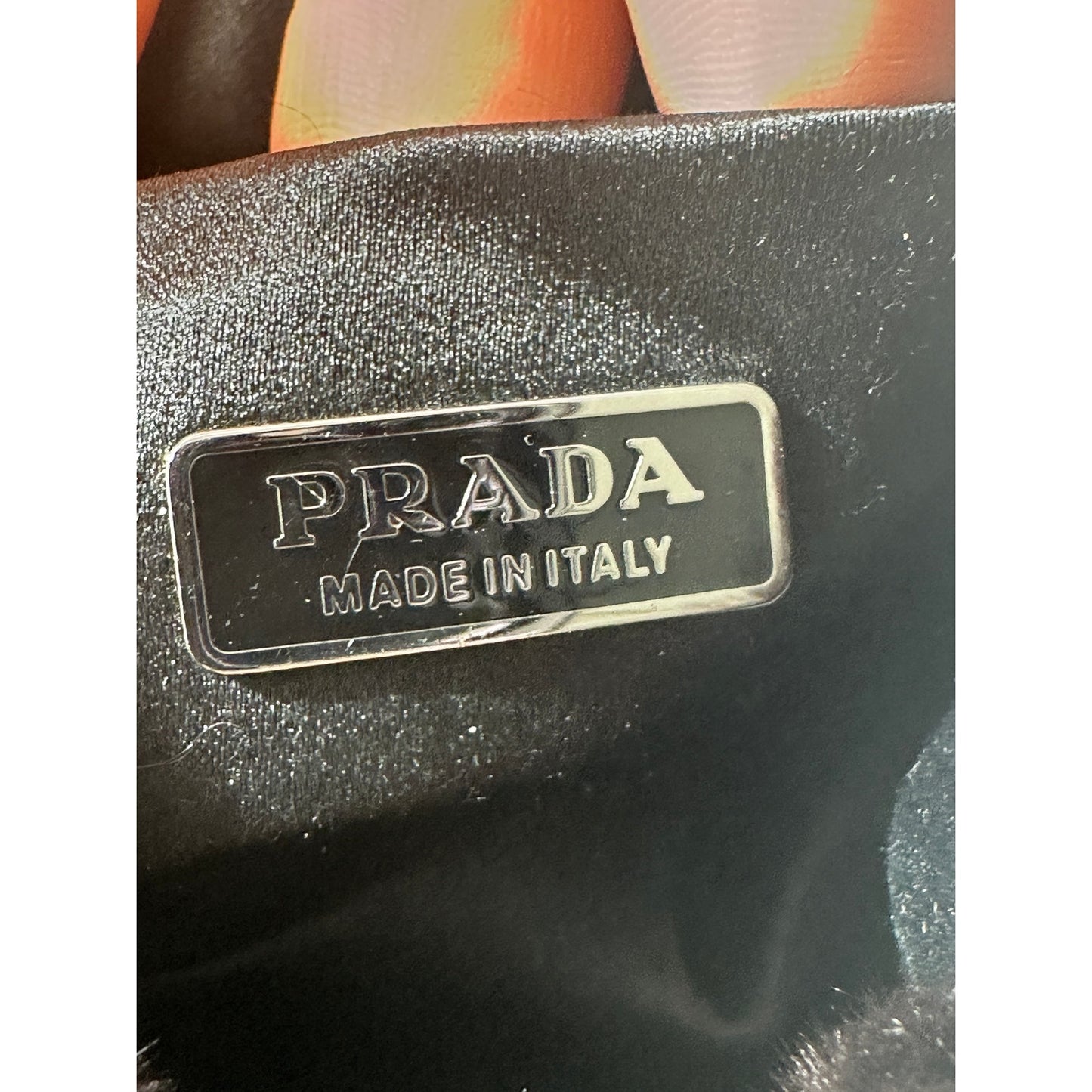 PRADA Kolinsky Fur Mini Bag Black