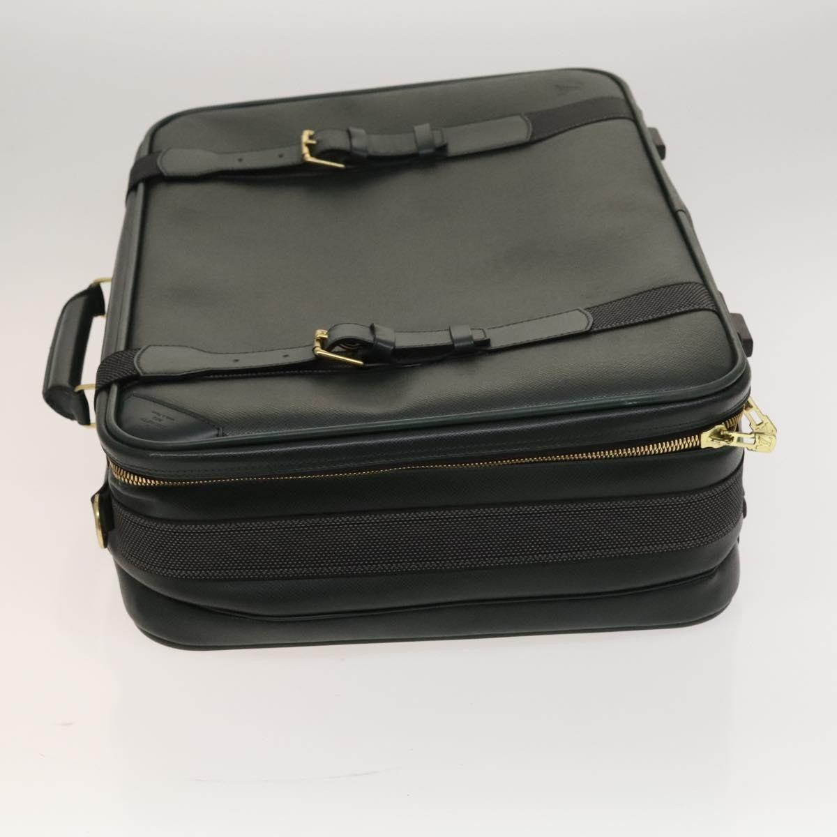 Louis Vuitton Satellite Travel Taiga Leather, Green, Leather, Travel Bag