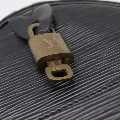 Louis Vuitton Speedy Epi, Black, Leather, Handbag