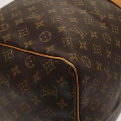 Louis Vuitton Keepall Bag Monogram Canvas, BROWN, CANVAS, Travel bag