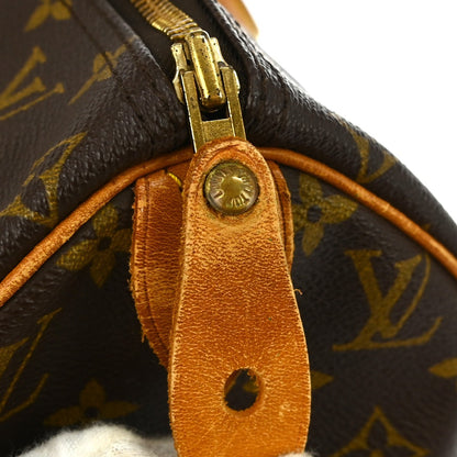Louis Vuitton Speedy Monogram Canvas, Brown, Canvas, Handbag