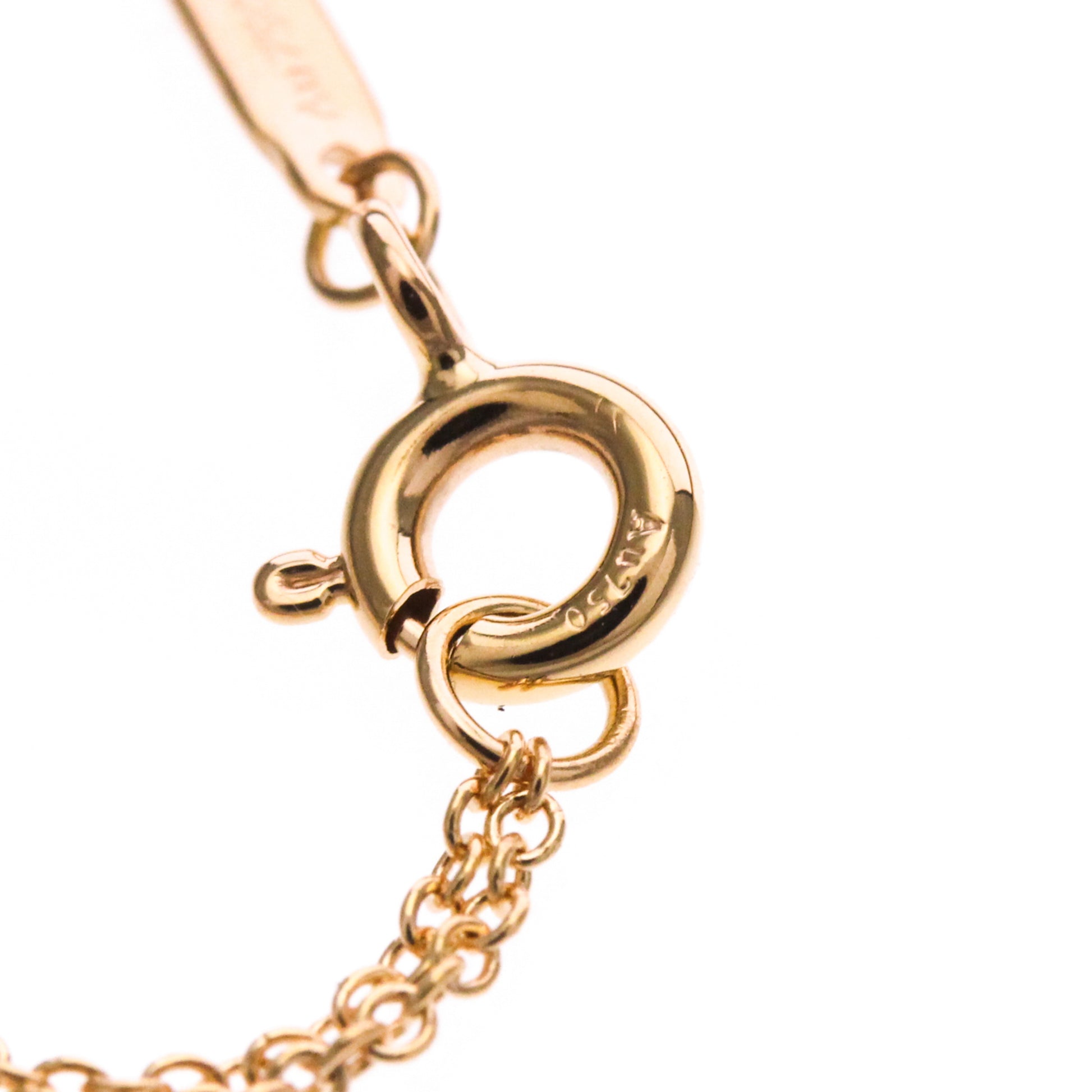 Tiffany & Co. T Smile Pendant 18K Rose Gold, Pink, Pink Gold, Necklace