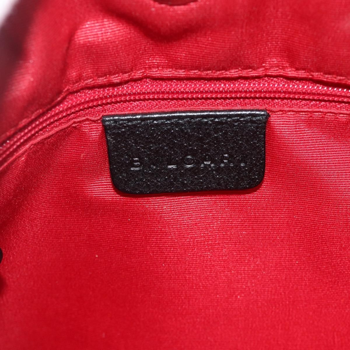 Bvlgari Logomania Canvas, Black, Canvas, Shoulder Bag