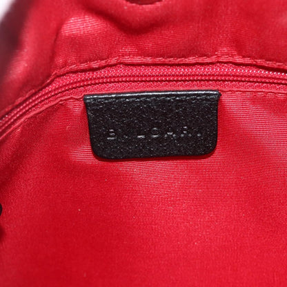 Bvlgari Logomania Canvas, Black, Canvas, Shoulder Bag