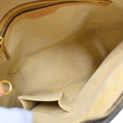 Louis Vuitton Looping Monogram Canvas, Brown, Canvas, Handbag