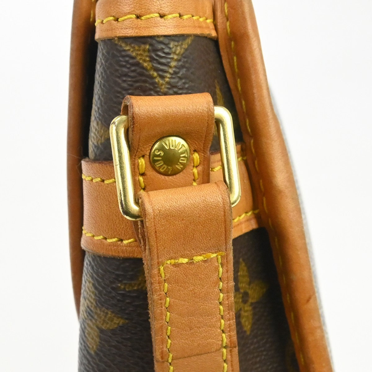 Louis Vuitton Sologne Monogram Canvas, Brown, Canvas, Shoulder Bag