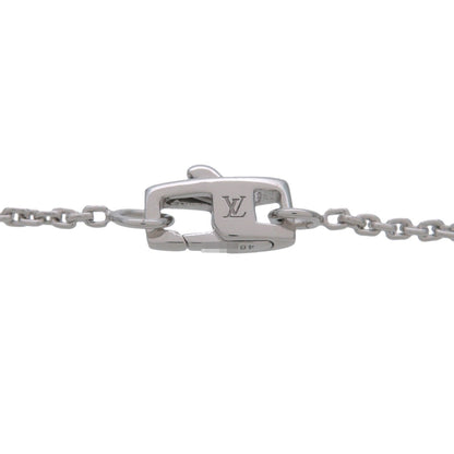 Louis Vuitton Idylle Blossom LV Pendant 18K White Gold with Diamond, Silver, White Gold, Necklace